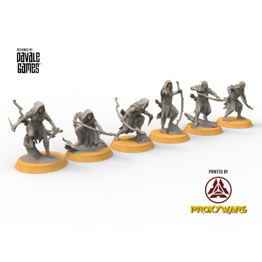 Wood Elves - x6 Forest Scout Elf - Davale Games