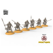 Snake Army - x6 Regular Snake Warrior with Spear - Davale Games