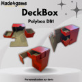 DeckBox 100+ with storage drawer - Red 1