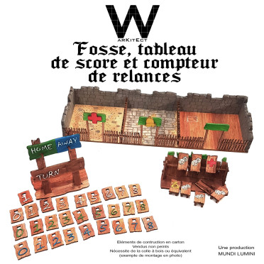 Fosses, tableau de score et compteur de relances