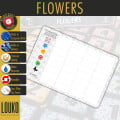 Flowers - Feuille de score réinscriptible 0