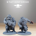 Station Forge - Légion de Fer – 3x Grimguard Mutants Rippers Weapons 2