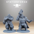 Station Forge - Iron Legion – 3x Grimguard Mutants Bullogres Hand Weapons 1