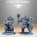 Station Forge - Légion de Fer – 6x Grimguard Mutants Bullogres Hand Weapons 4