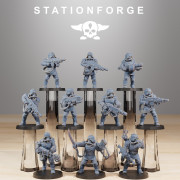 Station Forge - Légion de Fer – 10x Grimguard Commandos