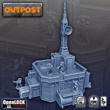 Forbidden Prints Scenery - Communications Station Out Post/The Pit