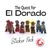 The Quest for El Dorado Sticker set