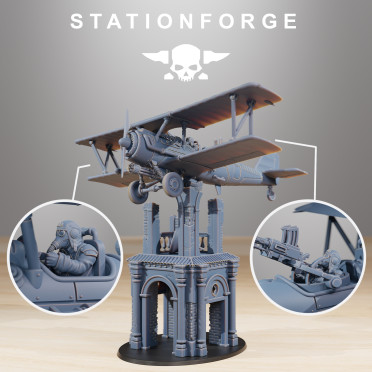 Station Forge - Légion de Fer – 1x Grimguard SF-14A Biplane