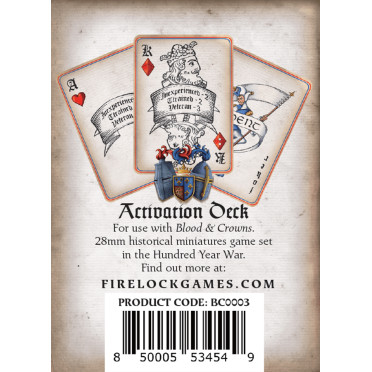 Blood & Crowns - Activation Card Deck