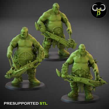 Ogres - x3 Hunger Sons Cross Bow V1 - ClayBeastCreation