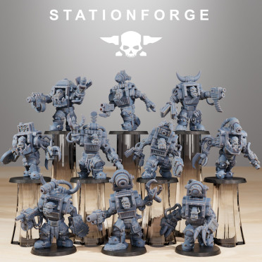 Station Forge - Orques – 6x Orkaz Steelbrutes