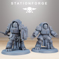 Station Forge - SM – 5x Socratis Vanguard Melee Unit Hammer/Shield 5