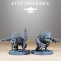 Station Forge – Hive Monster – 10x Xenarid Infantry 5