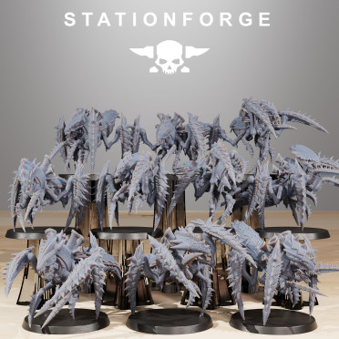 Station Forge – Hive Monster – 10x Xenarid Crawlers