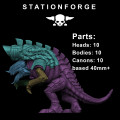 Station Forge – Hive Monster – 5x Xenarid Mortars 6