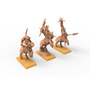 Beastmen - x3 Centaurs Leader - Raven Twin Miniatures