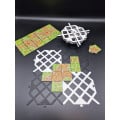 Carcassonne Tile Grids - 15 pieces - black 0