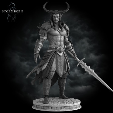 Stormborn - Samael, Tiefling Warrior [75mm]