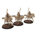 Medieval - Scotland - x3 Mounted sergeants V1 - Medbury miniatures 0