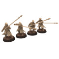 Medieval - Scotland - x4 Pikemens V3 - Medbury miniatures 0