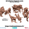 Eskice Miniature – WWII – UK infantry with supports weapons - 28mm 0