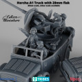 Eskice Miniature – WWII – Horch truck with 20mm AA german gun - 28mm 3