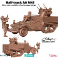 Eskice Miniature – WWII – M45 AA Half-track with crew - 28mm 0