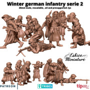 Eskice Miniature – WWII – Winter german squad 2 - 28mm