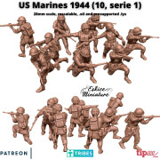 Eskice Miniature – WWII – US marines 1944 serie 1 - 28mm