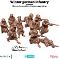 Eskice Miniature – WWII – Winter german squad - 28mm 0