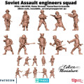 Eskice Miniature – WWII – Soviet Assault engineers squad - 28mm 1