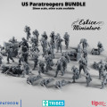 Eskice Miniature – WWII – BUNDLE - US Paratroopers Infantry Detachment - 28mm 0