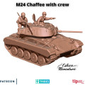 Eskice Miniature – WWII – M24 Chaffee with crew US - 28mm 0