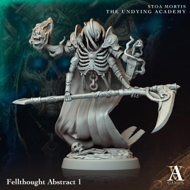 Archvillain Games - Univers Stoa Mortis The Undying Academy - Lot de 4 Fellthought Abstract [25 mm]