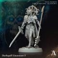 Archvillain Games - Univers Stoa Mortis The Undying Academy - Lot de 4 Darkspell Lieutenant [25 mm] 1