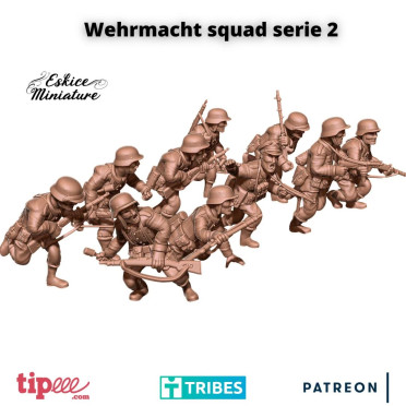 Escouade Dynamique de la Wehrmacht série 2 - Fichiers 3D