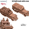 US Half Track Pack with crew - 3D 0