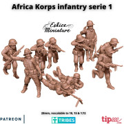 Infantry Africa Korps series 1 x10 - 3D