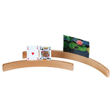 Porte-cartes en bois 35 cm