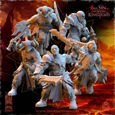 The Beholder Miniatures - Royaumes de la Ruine - Barbares