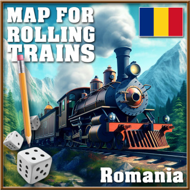 Rolling Trains: Romania Map