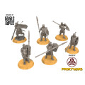 Grey Castle - x6 Warriors with Spear - Davales 0