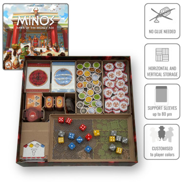 Minos: Dawn of the Bronze Age - board game insert