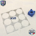 Additional kit Tile placement grids for Carcassonne 1