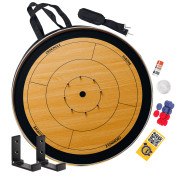 Complete Crokinole Pack + Wallmount kit and bag