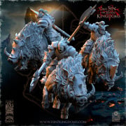 The Beholder Miniatures - Orcs - Boars Riders