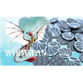 Upgraded dragon wing pieces tokens from the Wyrmspan board game 1