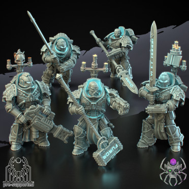 Eight Legs Miniatures – Demon Hunter – Demon Hunters Battle Squad