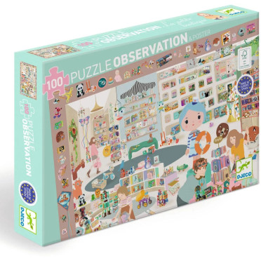 Puzzle Observation - La Petite Boutique - 100 Pièces