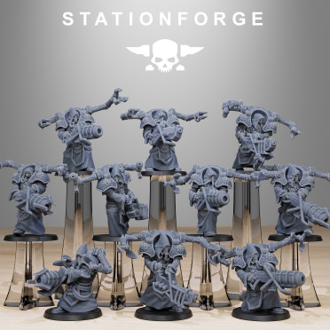 Station Forge - Meckanicus - 10x Scavenger Volatiles Infantry